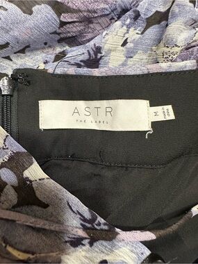 ASTR The Label Floral Maxi Dress in Lavender and Black